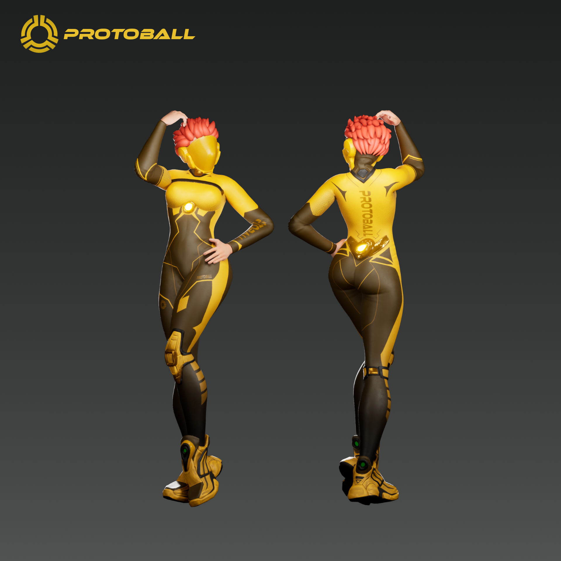 Protoball character — Sonja